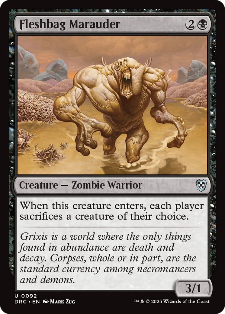 Fleshbag Marauder — Aetherdrift Commander — Magic: The Gathering