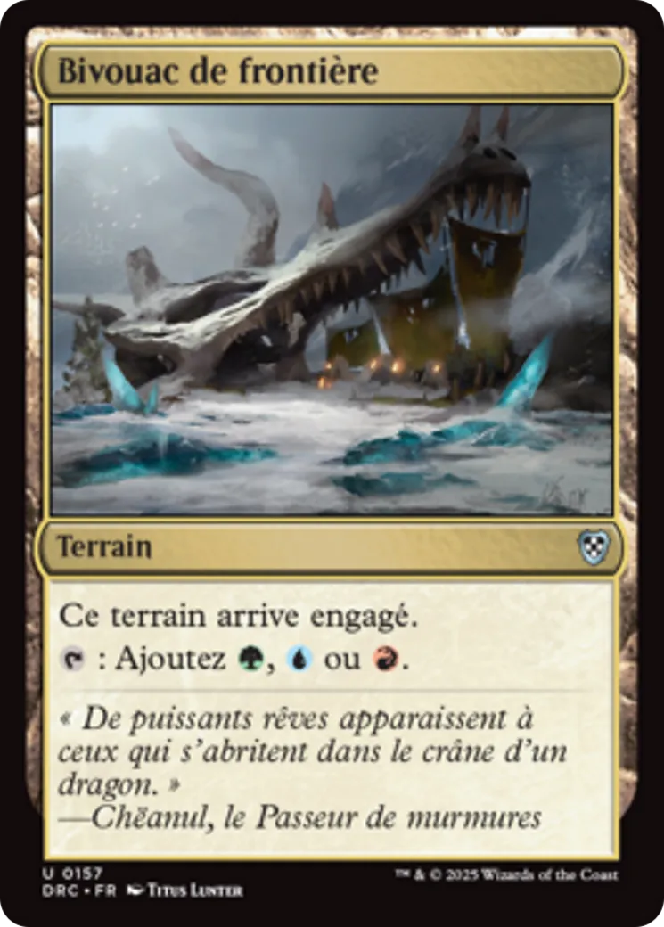 Bivouac de frontière — Aetherdrift Commander — Magic: The Gathering