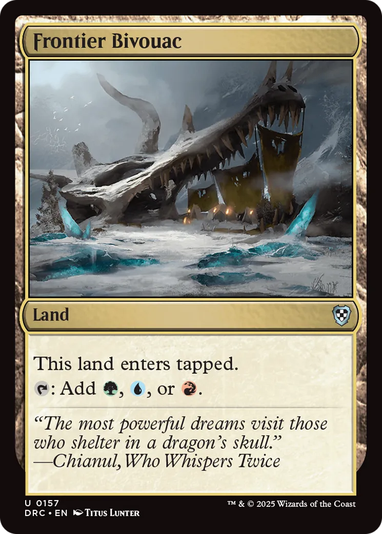 Frontier Bivouac from Aetherdrift Commander - Magic: The Gathering