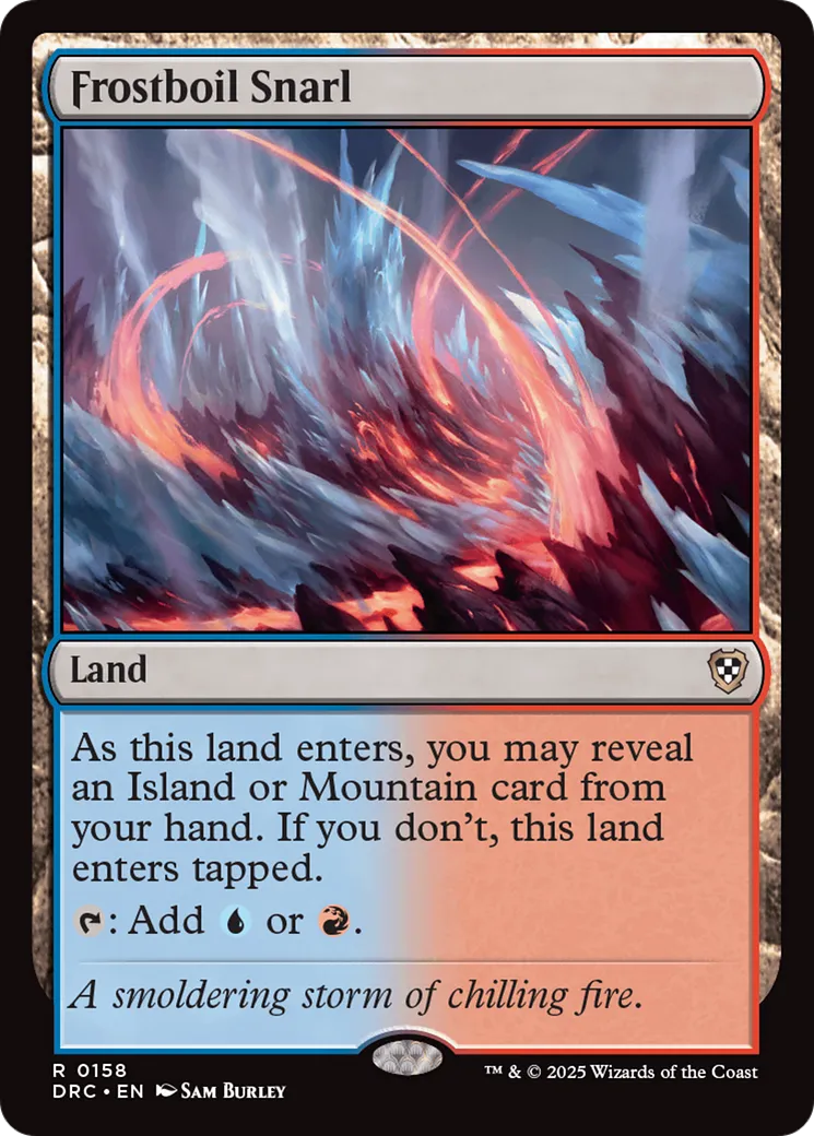 Frostboil Snarl — Aetherdrift Commander — Magic: The Gathering