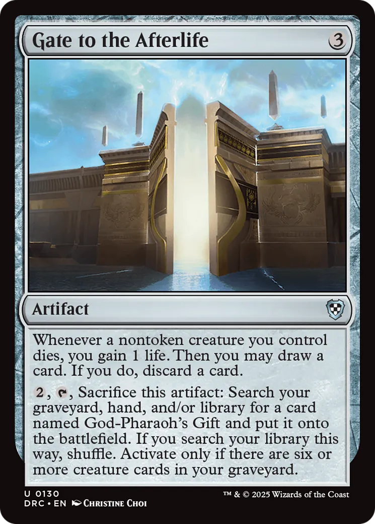 Gate to the Afterlife — Aetherdrift Commander — Magic: The Gathering