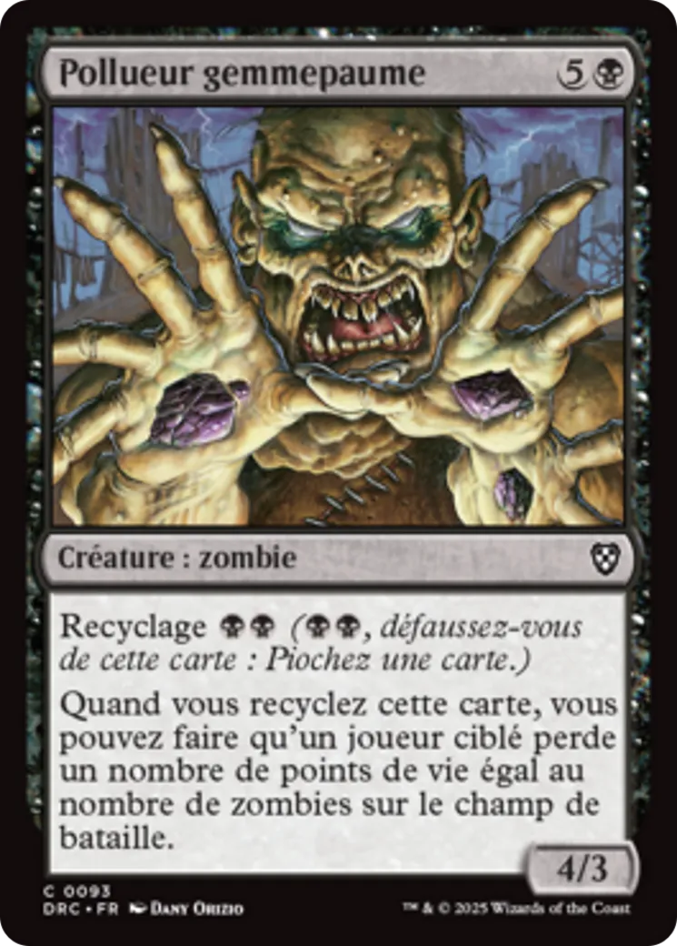 Pollueur gemmepaume — Aetherdrift Commander — Magic: The Gathering