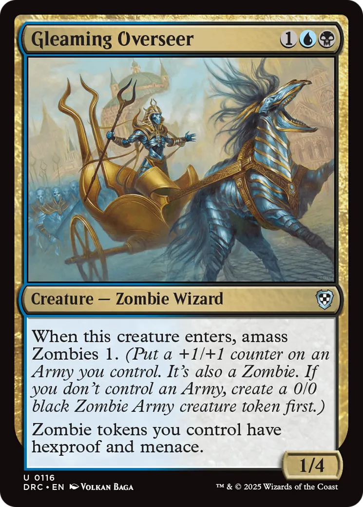Gleaming Overseer — Aetherdrift Commander — Magic: The Gathering