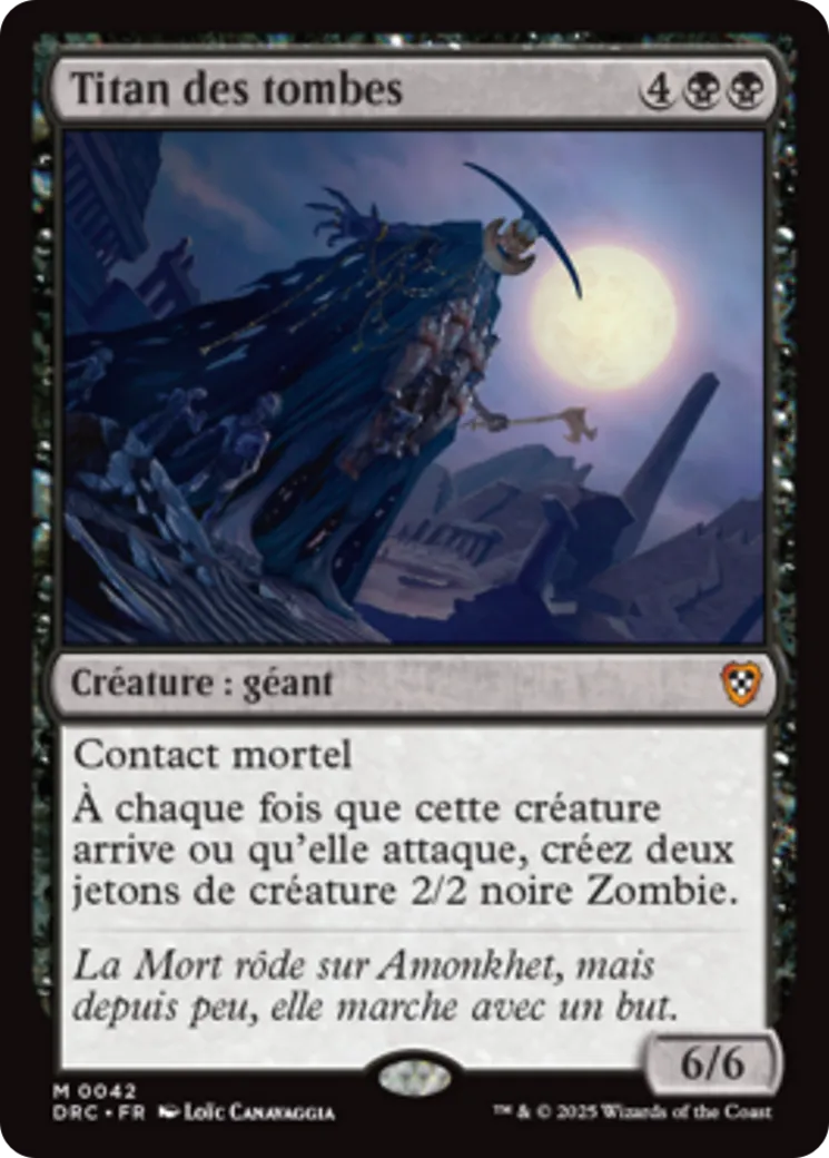 Titan des tombes — Aetherdrift Commander — Magic: The Gathering