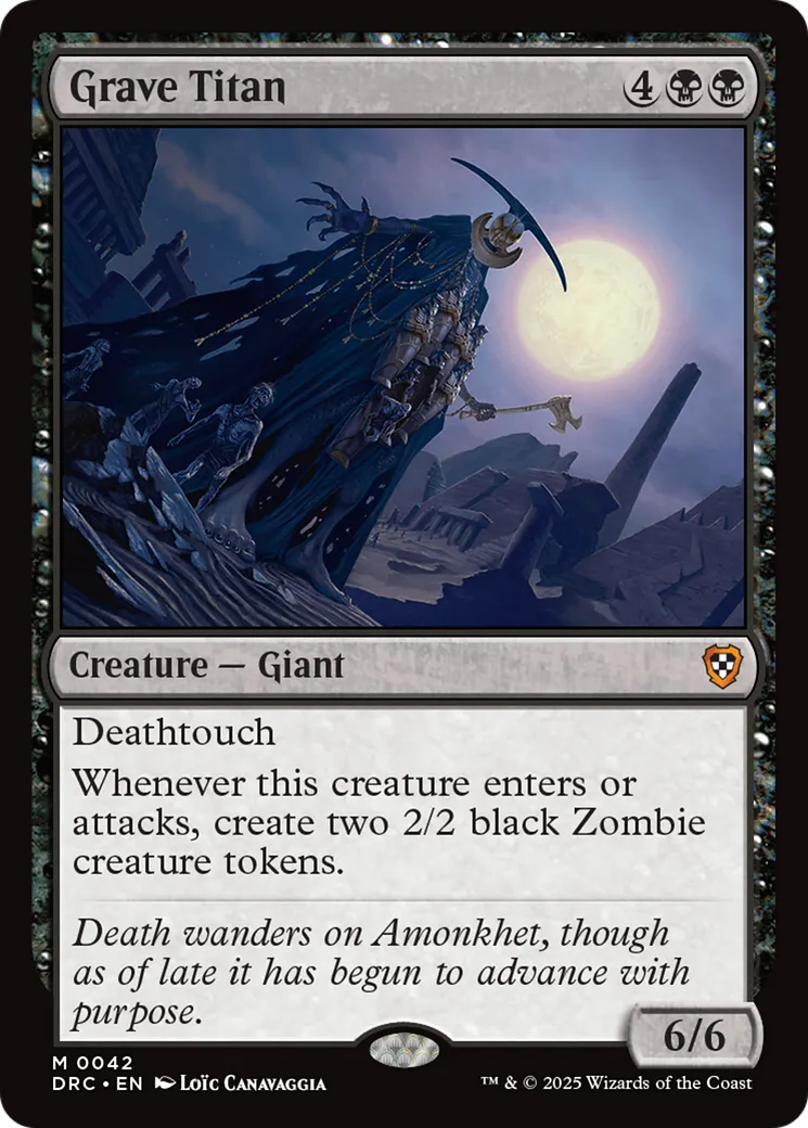 Grave Titan — Aetherdrift Commander — Magic: The Gathering