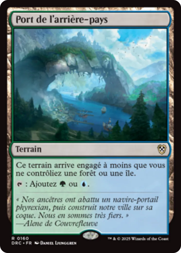 Port de l'arrière-pays — Aetherdrift Commander — Magic: The Gathering
