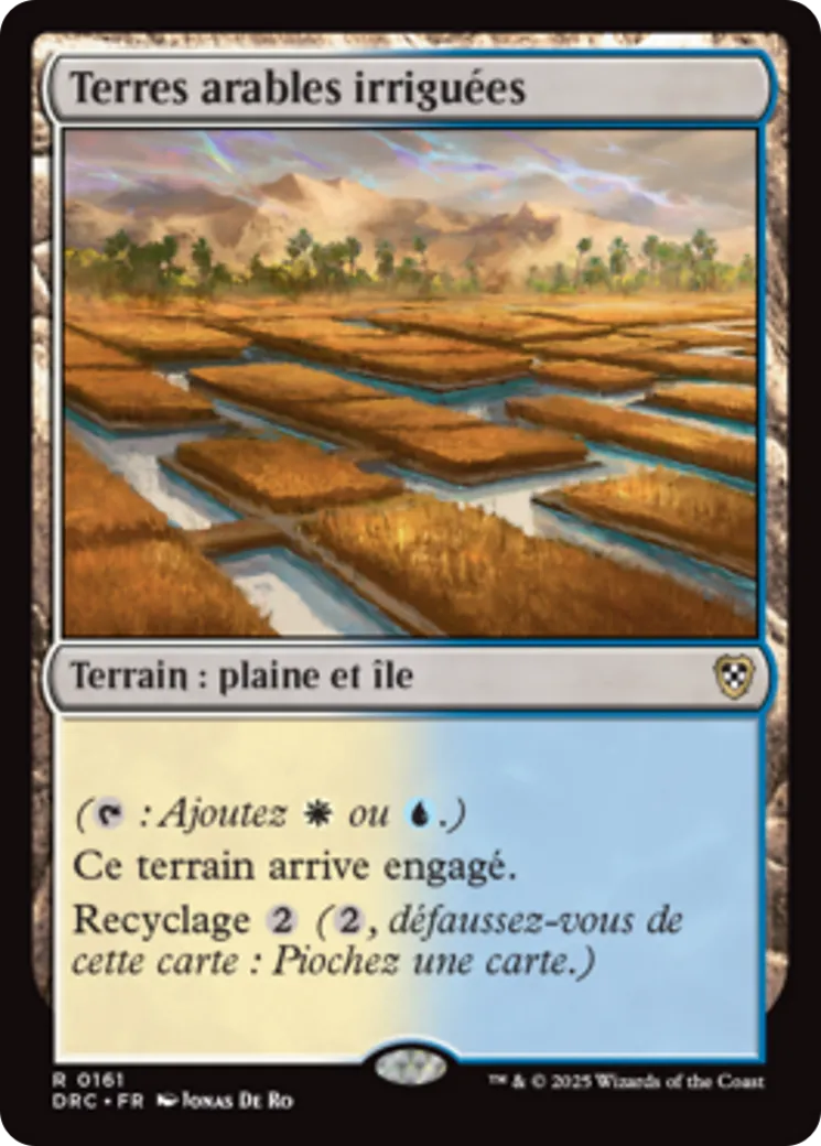 Terres arables irriguées from Aetherdrift Commander - Magic: The Gathering
