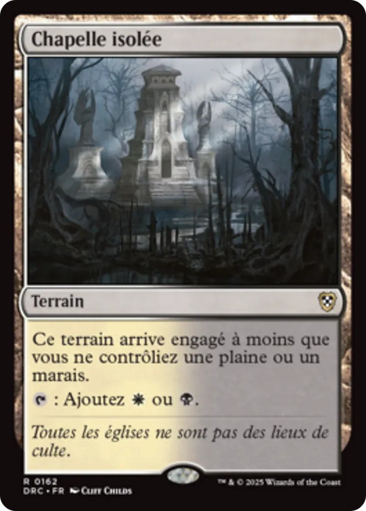 Chapelle isolée — Aetherdrift Commander — Magic: The Gathering