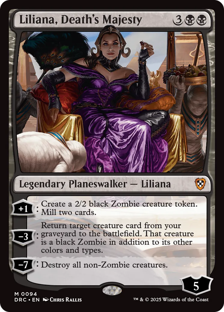 Liliana, Death's Majesty — Aetherdrift Commander — Magic: The Gathering