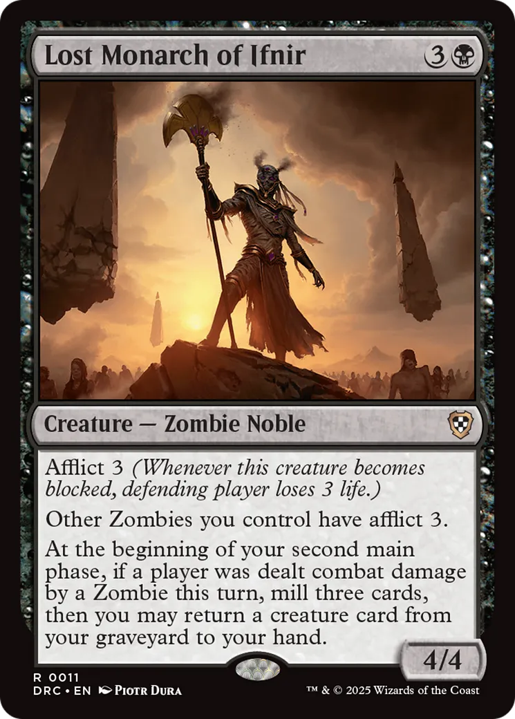 Lost Monarch of Ifnir — Aetherdrift Commander — Magic: The Gathering