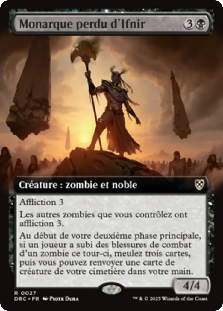 Monarque perdu d'Ifnir — Aetherdrift Commander — Magic: The Gathering