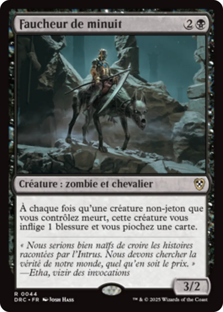 Faucheur de minuit — Aetherdrift Commander — Magic: The Gathering