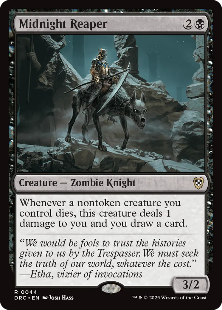 Faucheur de minuit — Aetherdrift Commander — Magic: The Gathering