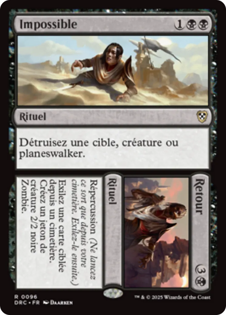 Impossible // Retour — Aetherdrift Commander — Magic: The Gathering