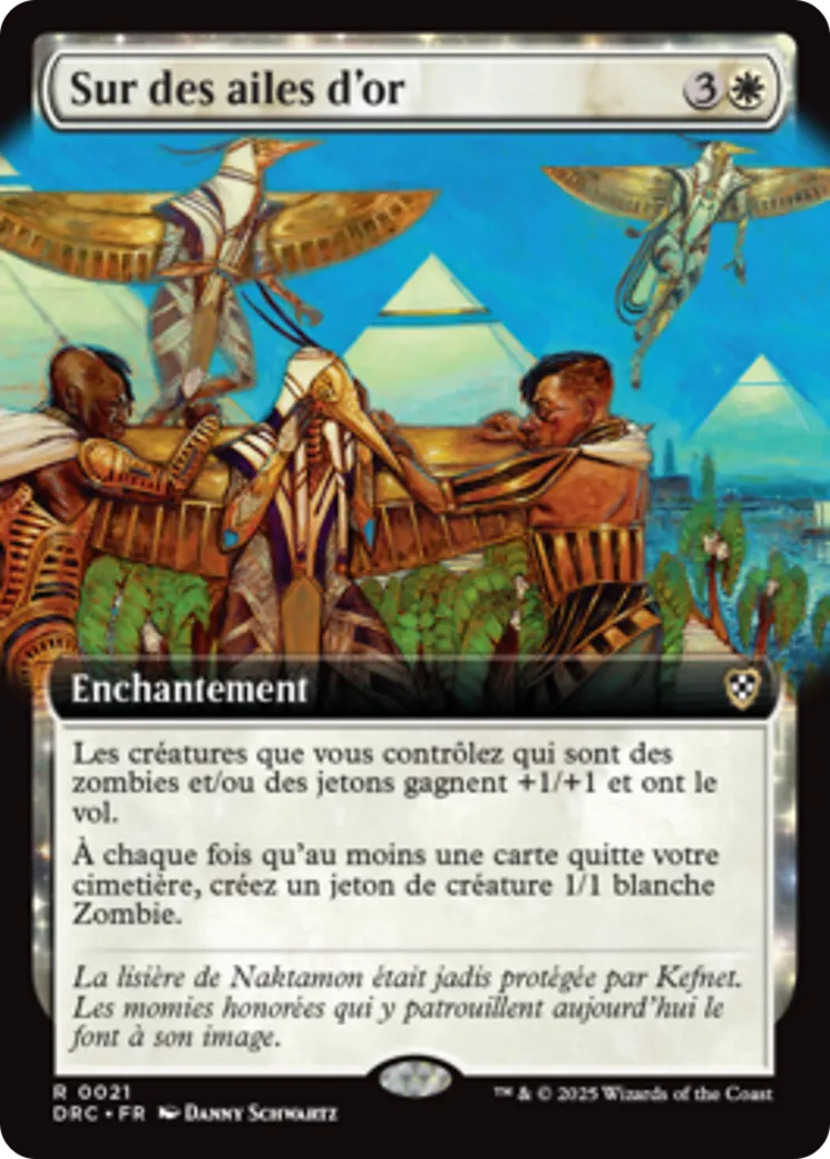 Sur des ailes d'or — Aetherdrift Commander — Magic: The Gathering