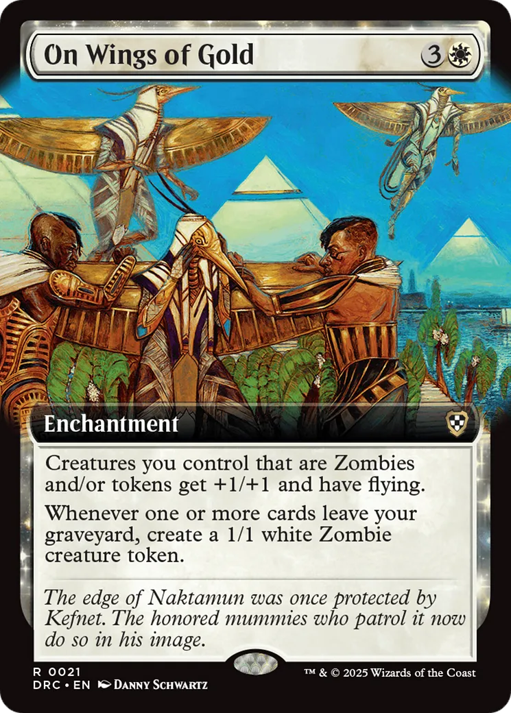 On Wings of Gold — Aetherdrift Commander — Magic: The Gathering