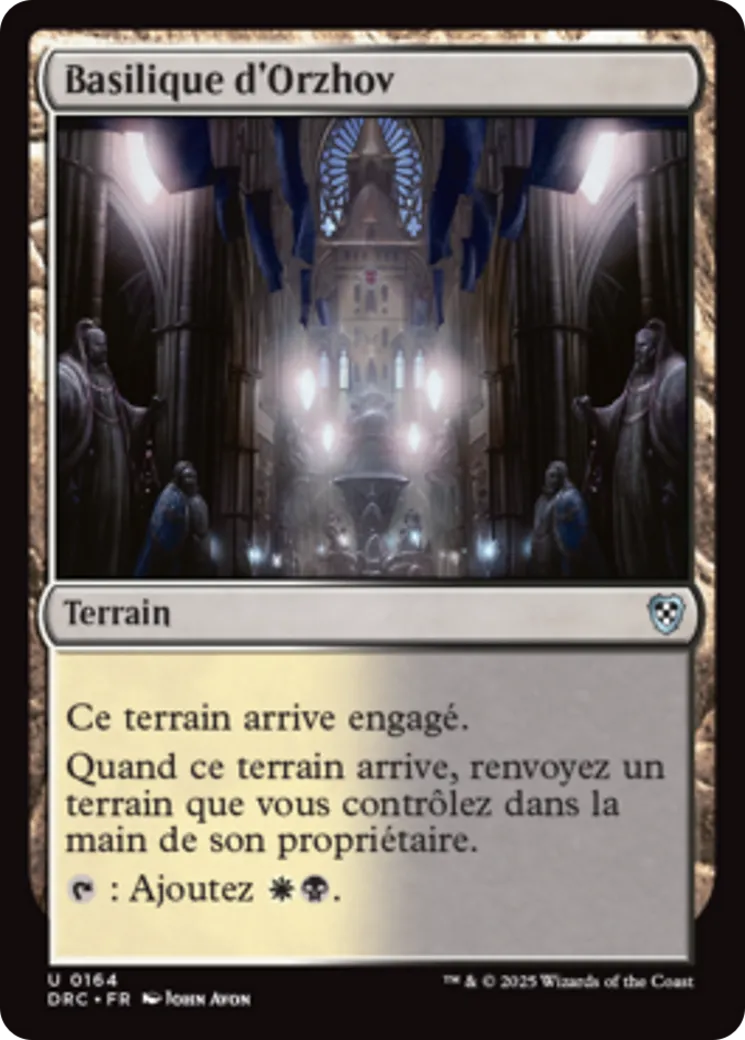 Basilique d'Orzhov — Aetherdrift Commander — Magic: The Gathering