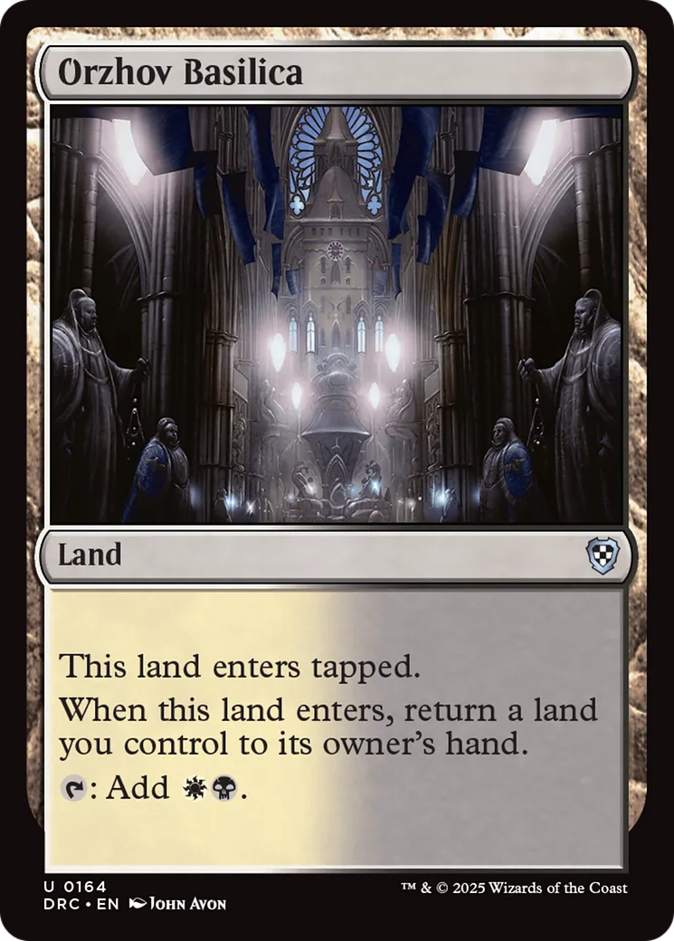 Basilique d'Orzhov — Aetherdrift Commander — Magic: The Gathering