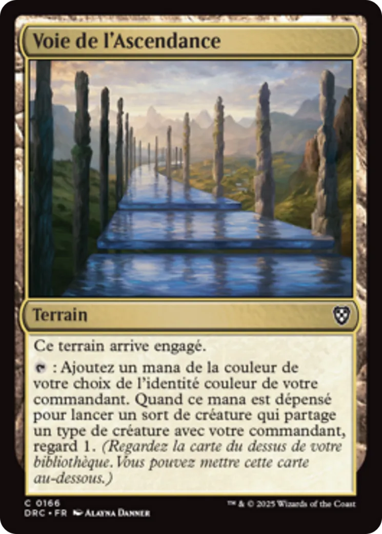 Voie de l'Ascendance from Aetherdrift Commander - Magic: The Gathering