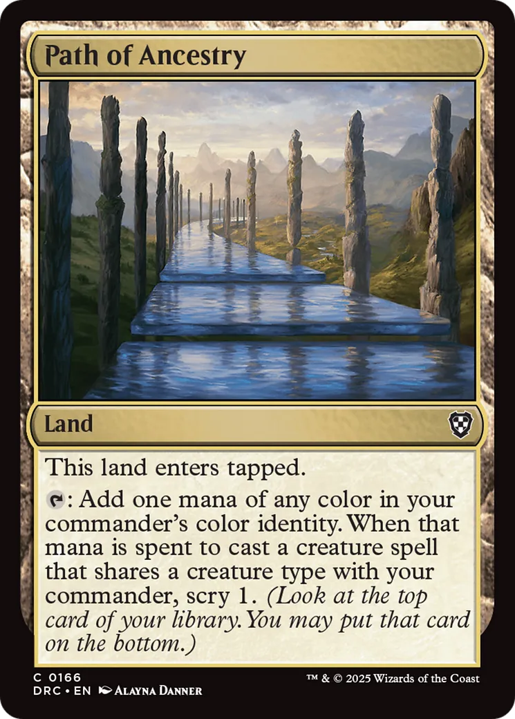 Path of Ancestry — Aetherdrift Commander — Magic: The Gathering