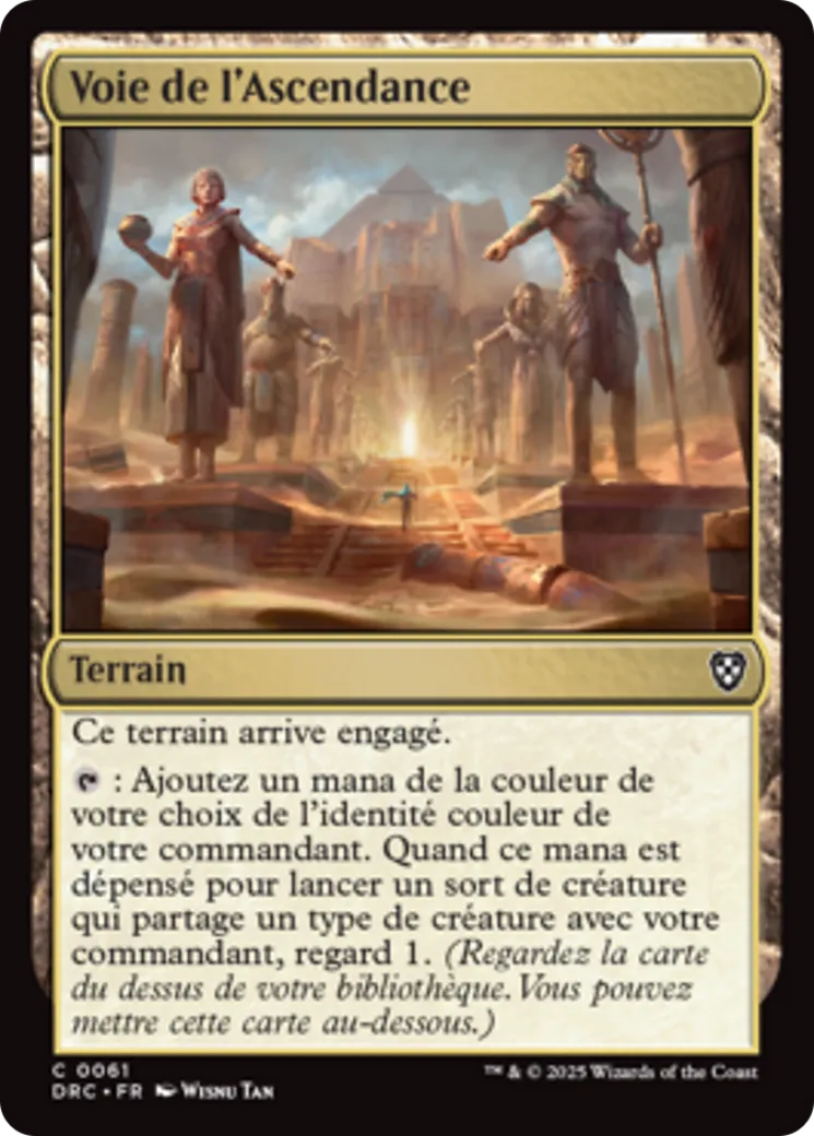 Voie de l'Ascendance — Aetherdrift Commander — Magic: The Gathering