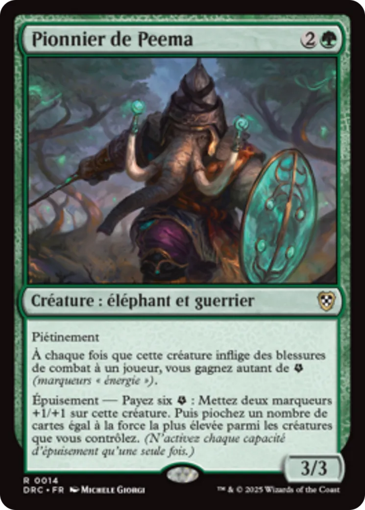 Pionnier de Peema — Aetherdrift Commander — Magic: The Gathering