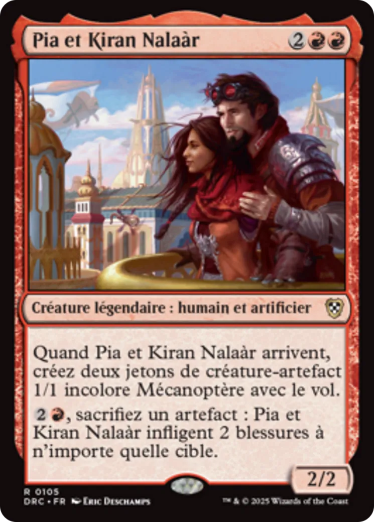 Pia et Kiran Nalaàr — Aetherdrift Commander — Magic: The Gathering