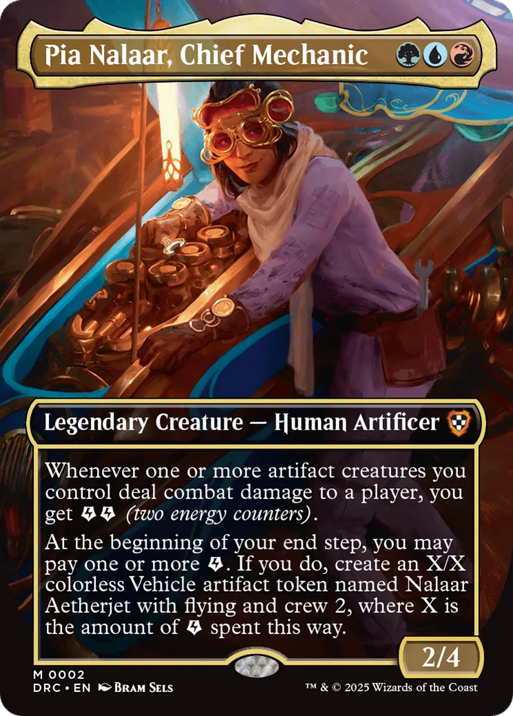 Pia Nalaar, Chief Mechanic — Aetherdrift Commander — Magic: The Gathering