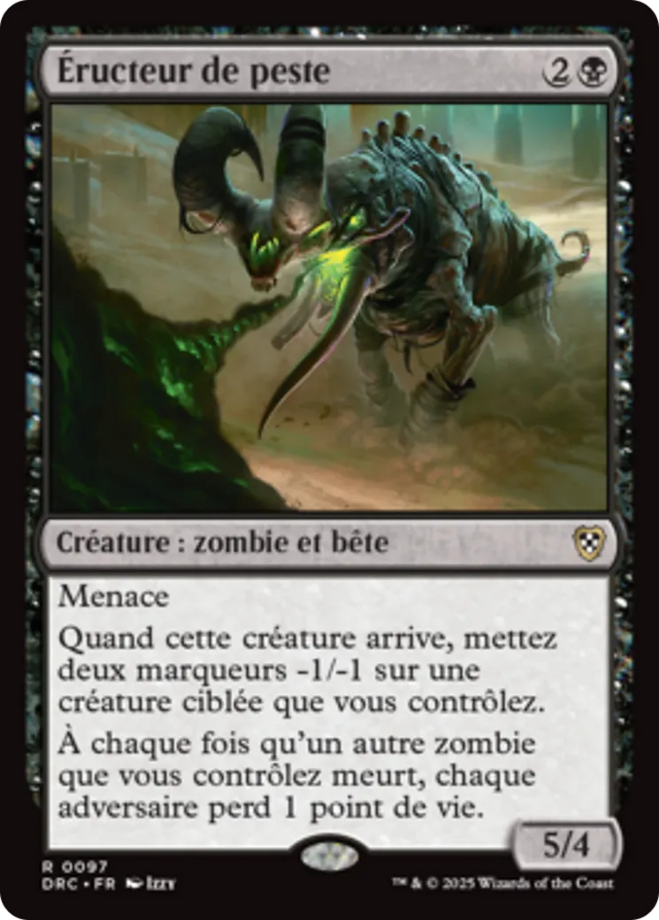 Éructeur de peste — Aetherdrift Commander — Magic: The Gathering