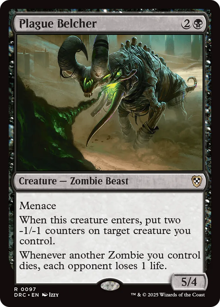 Éructeur de peste — Aetherdrift Commander — Magic: The Gathering