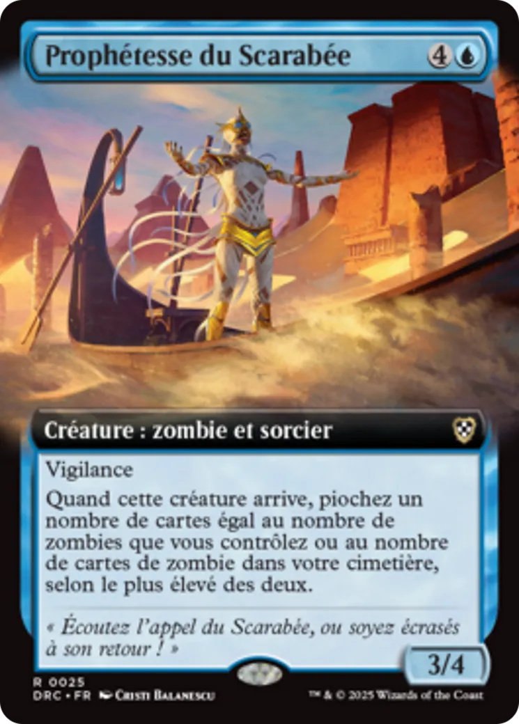 Prophétesse du Scarabée — Aetherdrift Commander — Magic: The Gathering