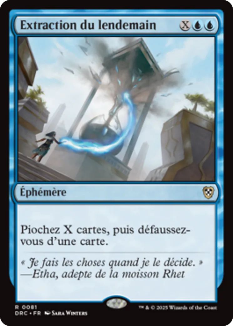 Extraction du lendemain — Aetherdrift Commander — Magic: The Gathering