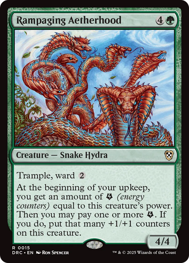 Rampaging Aetherhood — Aetherdrift Commander — Magic: The Gathering