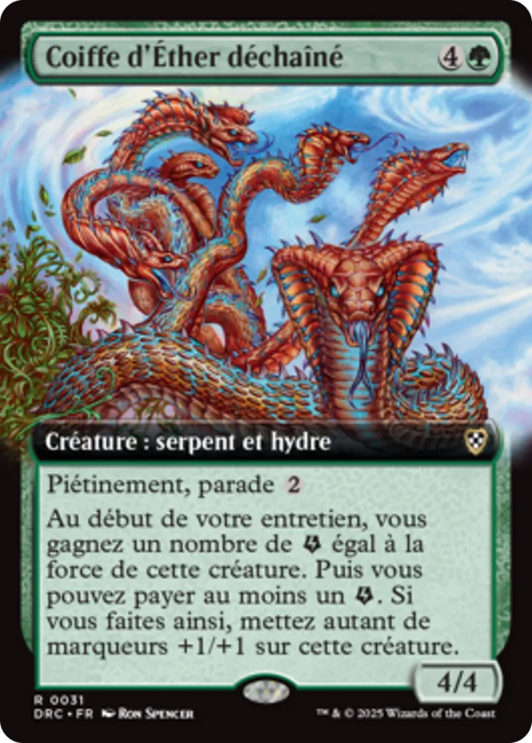 Coiffe d'Éther déchaîné from Aetherdrift Commander - Magic: The Gathering