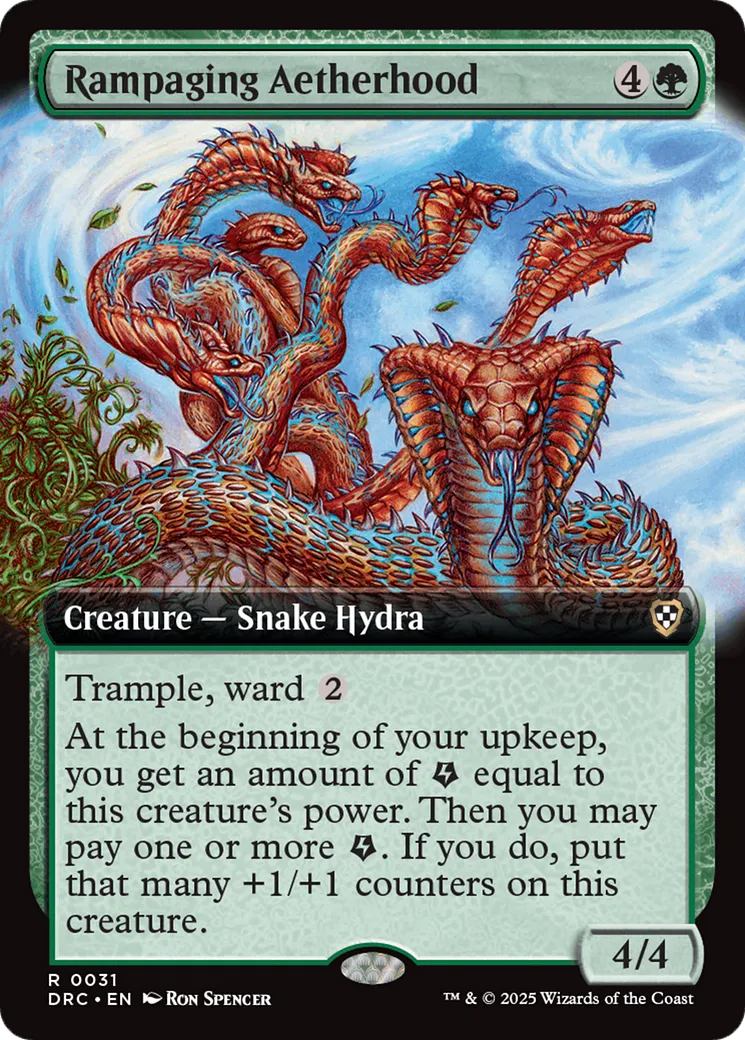 Rampaging Aetherhood — Aetherdrift Commander — Magic: The Gathering