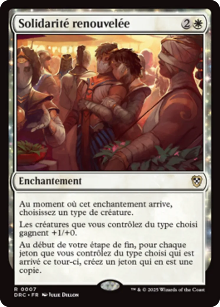 Solidarité renouvelée — Aetherdrift Commander — Magic: The Gathering
