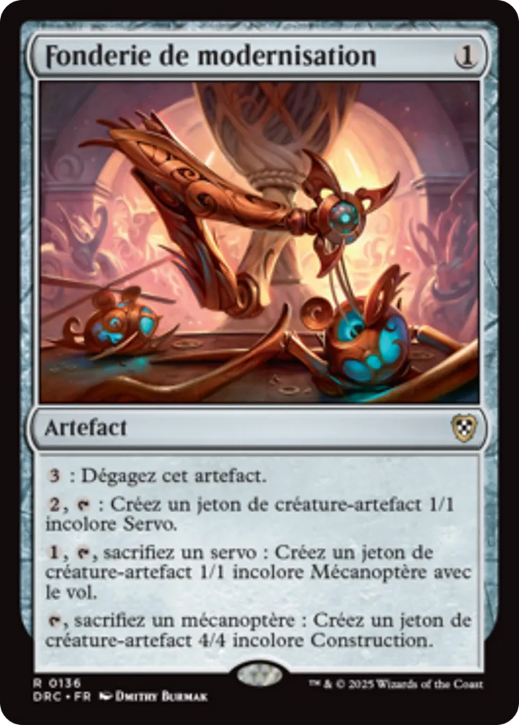 Fonderie de modernisation — Aetherdrift Commander — Magic: The Gathering