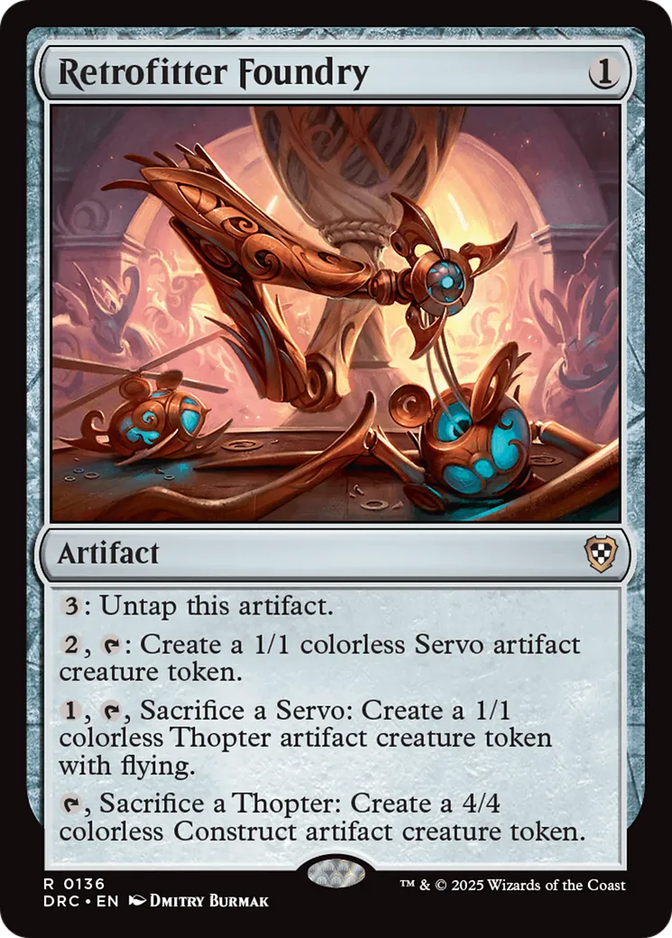Fonderie de modernisation — Aetherdrift Commander — Magic: The Gathering