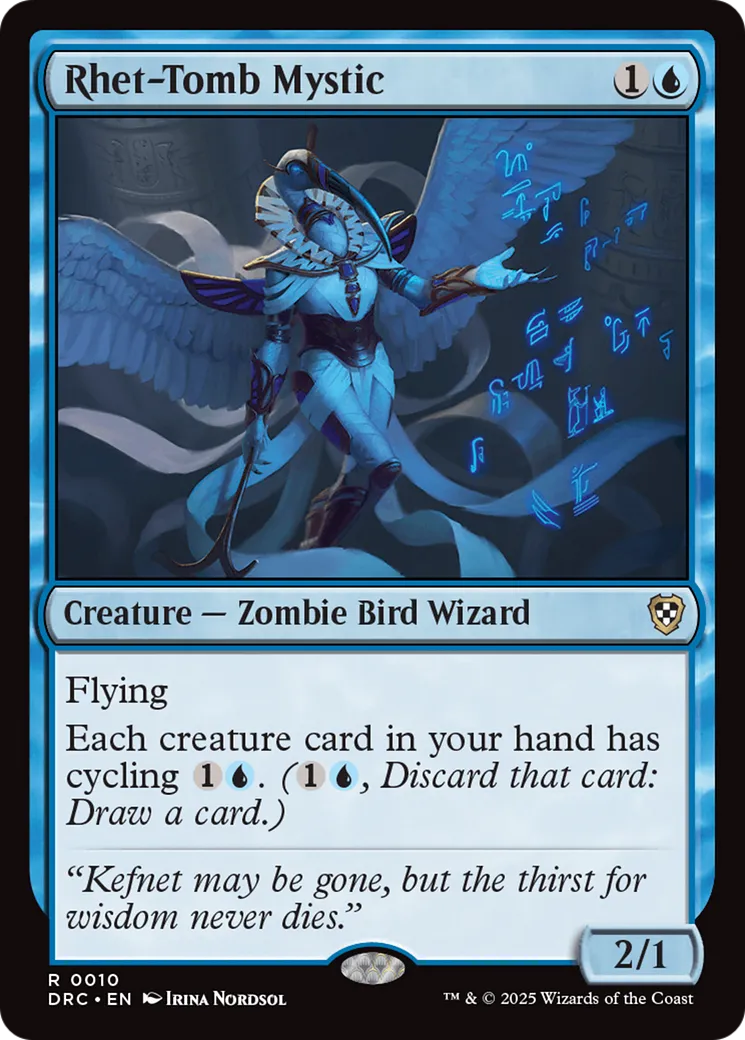 Rhet-Tomb Mystic — Aetherdrift Commander — Magic: The Gathering