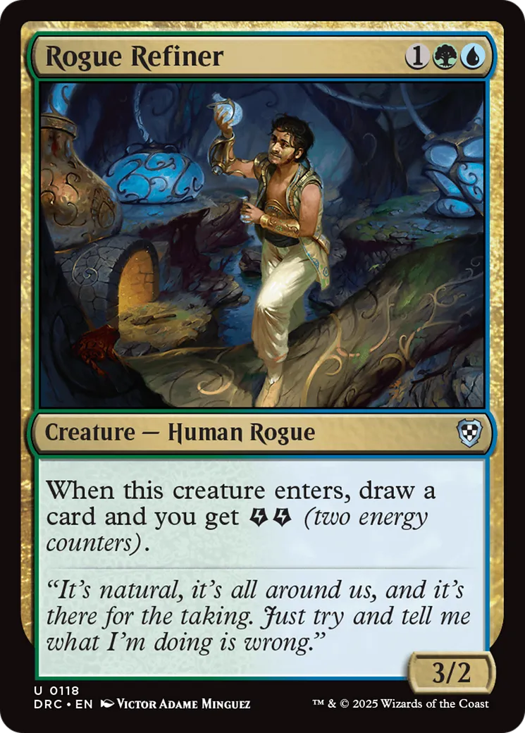 Rogue Refiner — Aetherdrift Commander — Magic: The Gathering