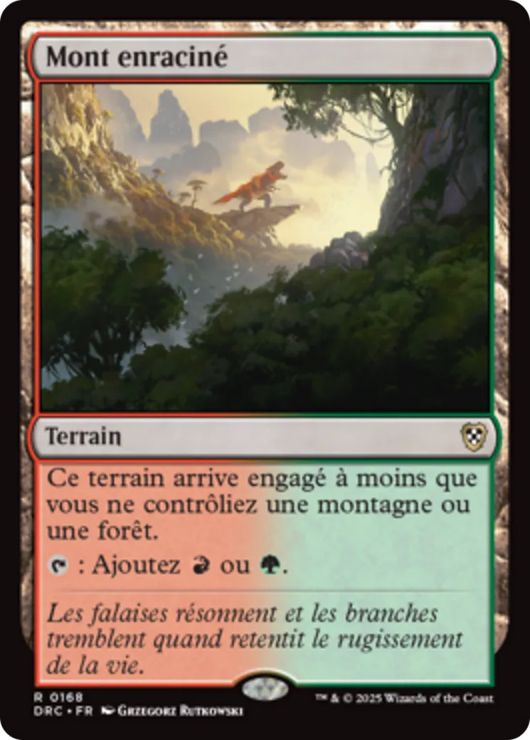 Mont enraciné — Aetherdrift Commander — Magic: The Gathering