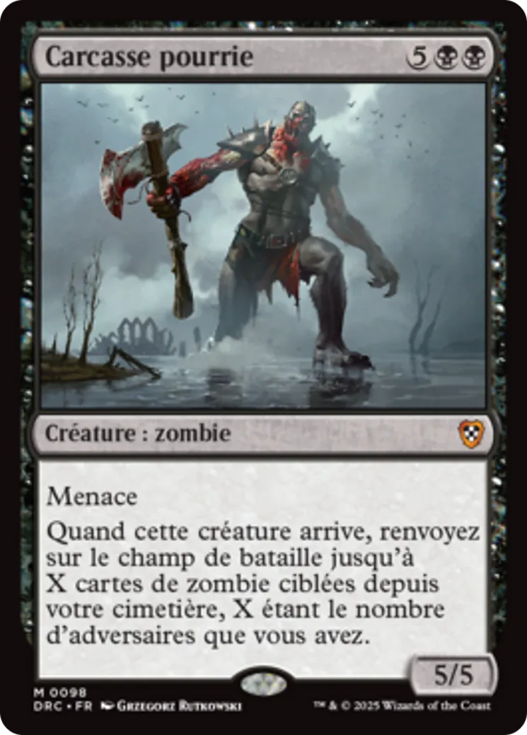 Carcasse pourrie — Aetherdrift Commander — Magic: The Gathering
