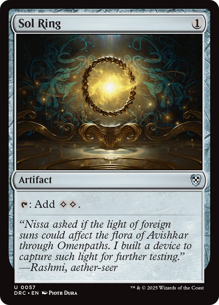 Sol Ring — Aetherdrift Commander — Magic: The Gathering