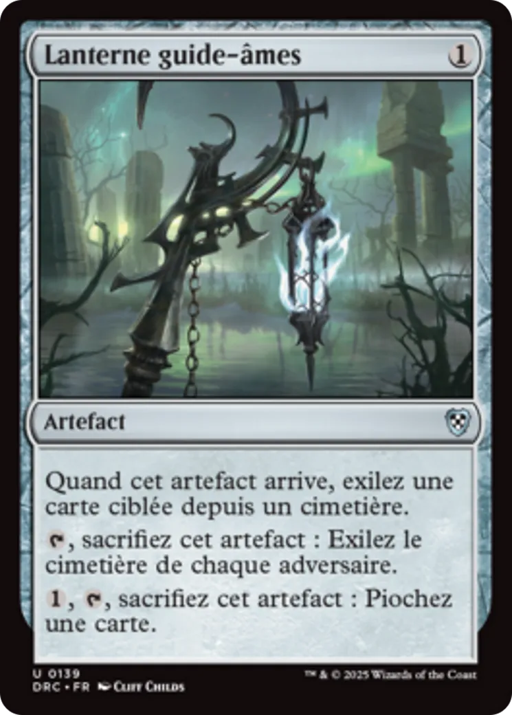 Lanterne guide-âmes — Aetherdrift Commander — Magic: The Gathering