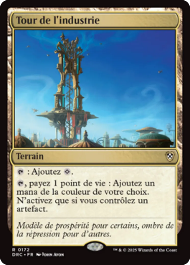 Tour de l'industrie — Aetherdrift Commander — Magic: The Gathering