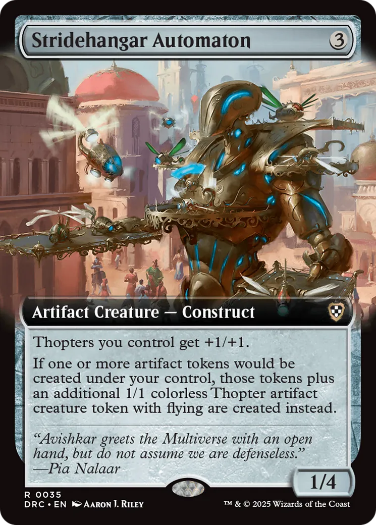 Stridehangar Automaton from Aetherdrift Commander - Magic: The Gathering