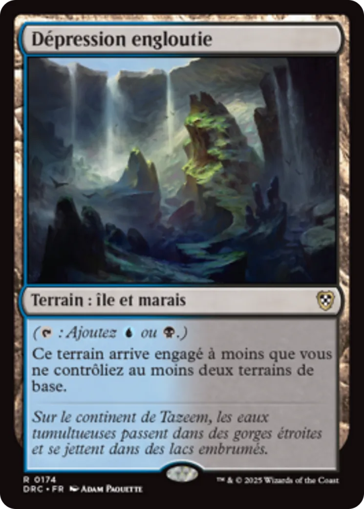 Dépression engloutie — Aetherdrift Commander — Magic: The Gathering
