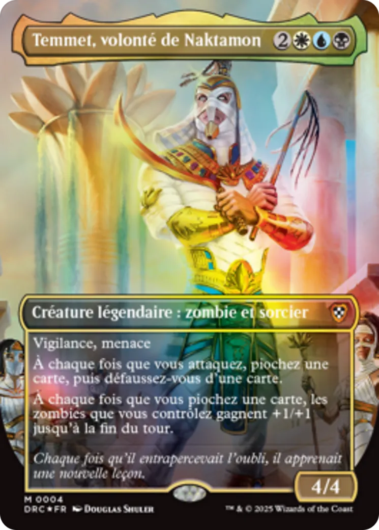 Temmet, volonté de Naktamon — Aetherdrift Commander — Magic: The Gathering