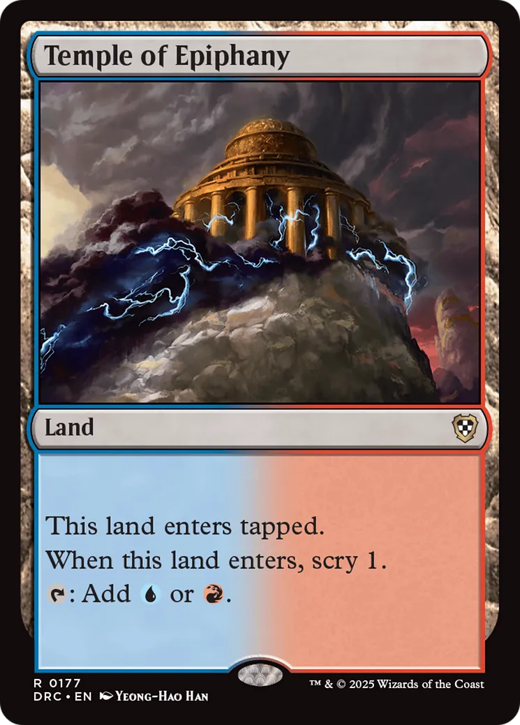 Temple of Epiphany — Aetherdrift Commander — Magic: The Gathering