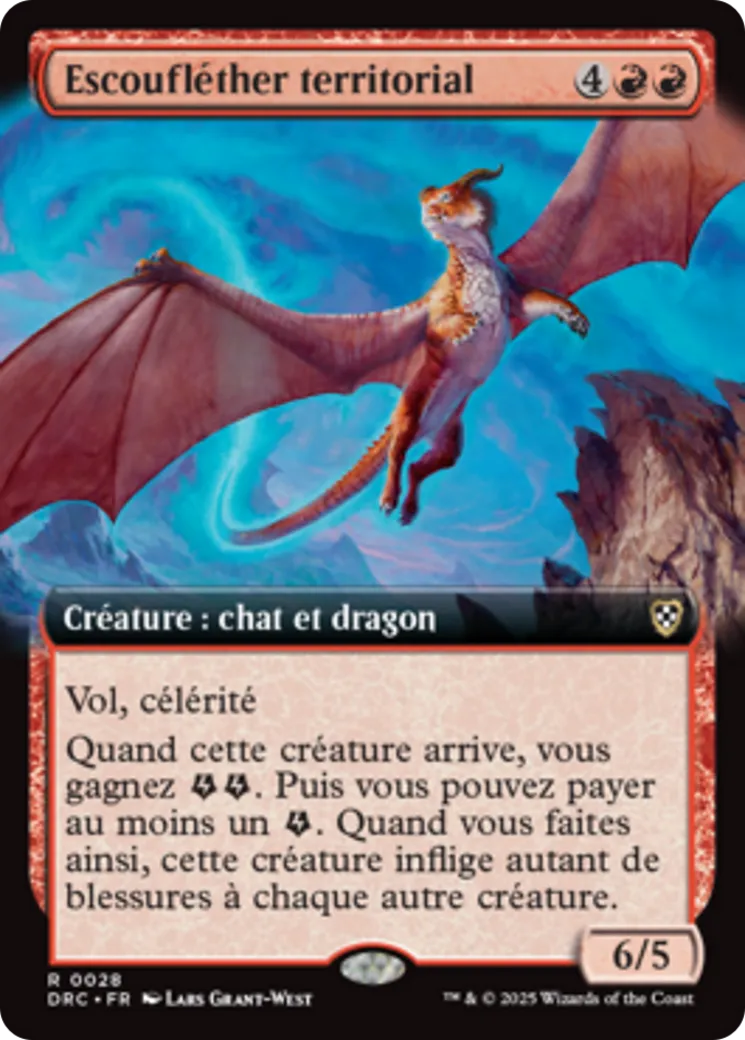 Escoufléther territorial — Aetherdrift Commander — Magic: The Gathering